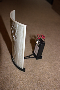 View of battery stand